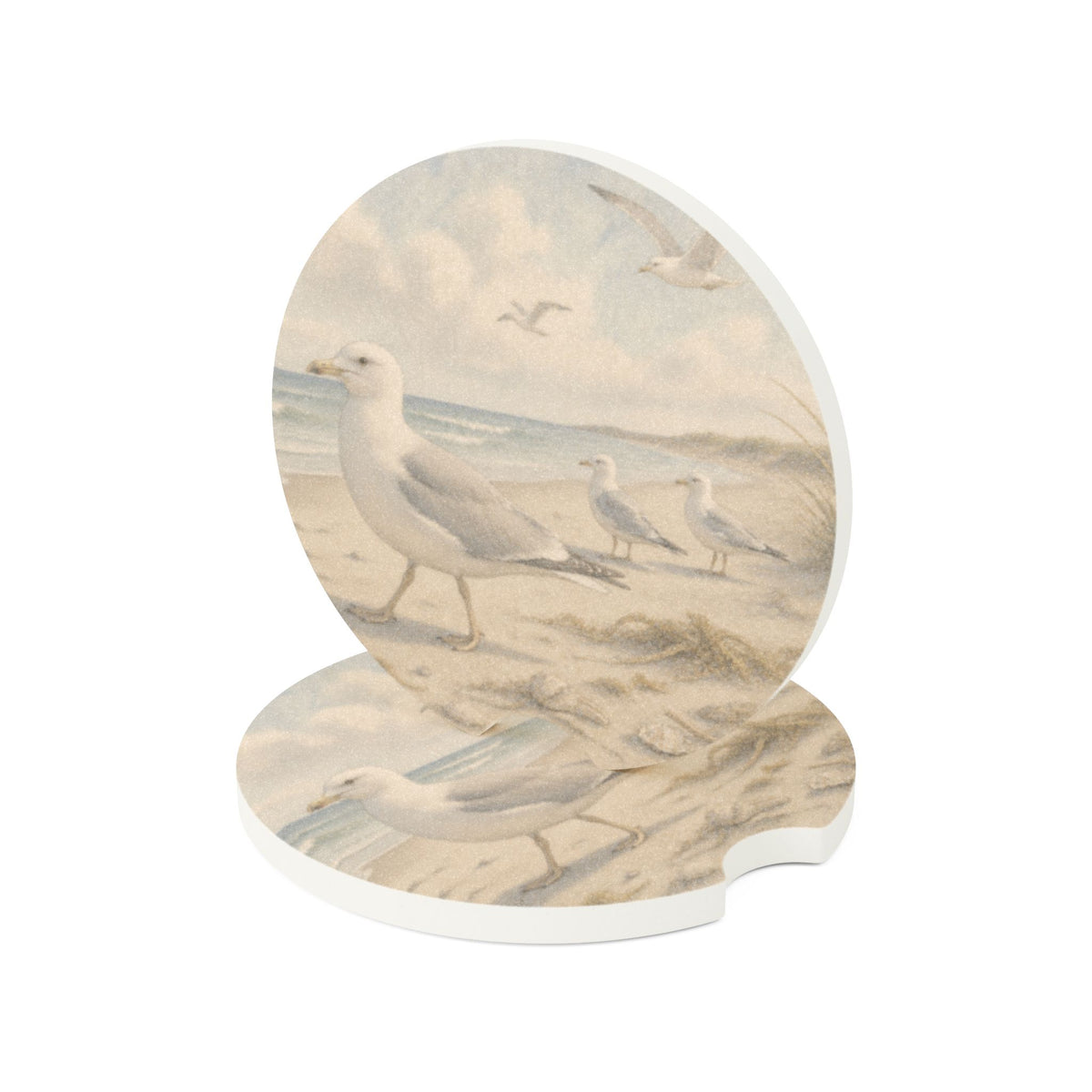 Seagull Soapstone Car Coaster