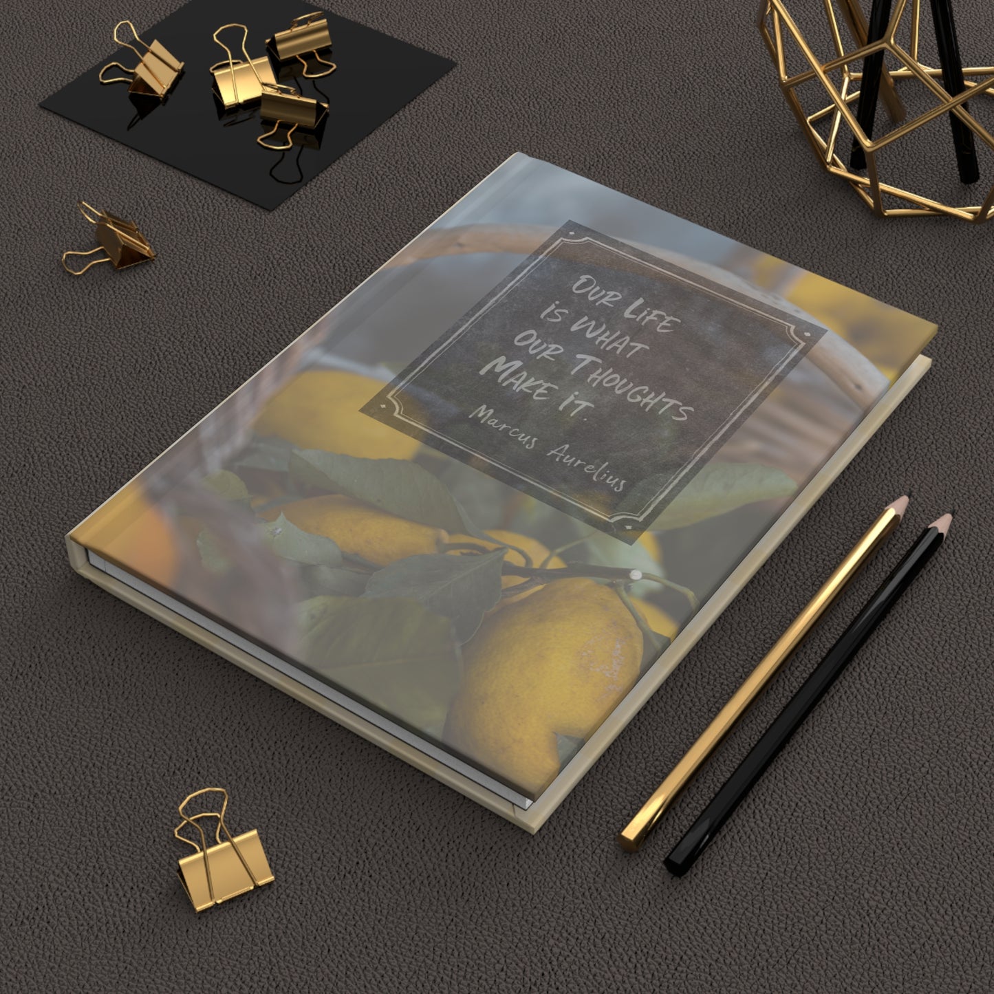 The Country Lemon Hardcover Journal Matte