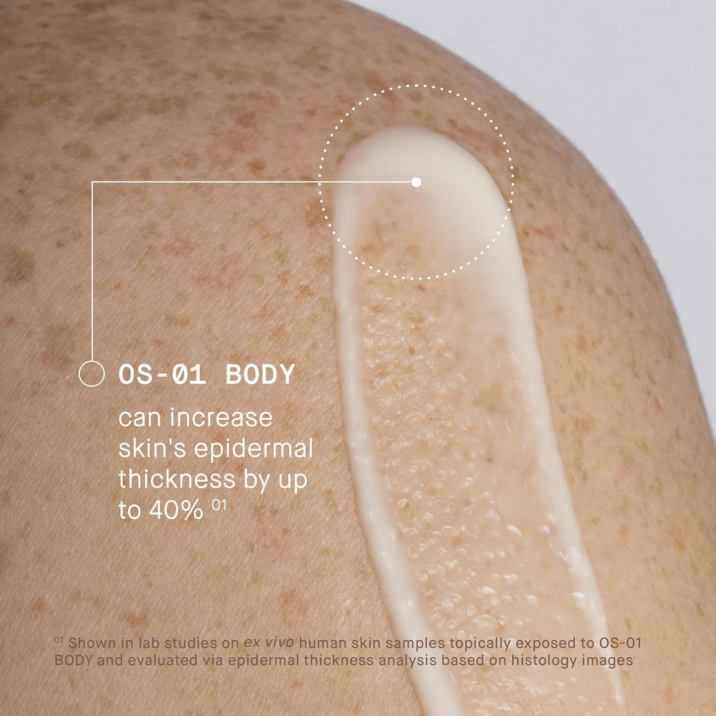 OneSkin BODY OS-01 Peptide Moisturizer for Sensitive Skin | Fragrance Free Aniti-Aging Body Lotion