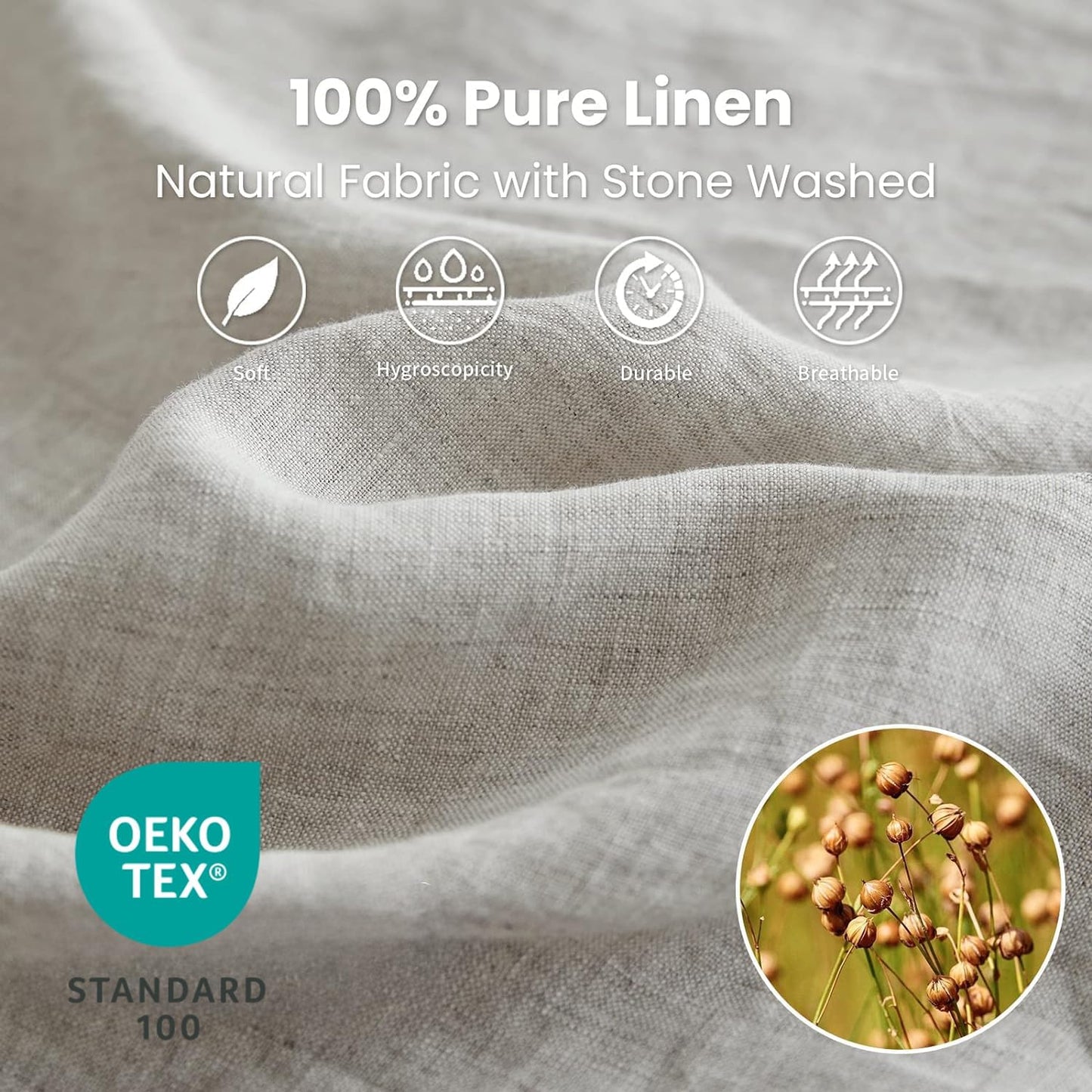 Simple & Opulence French Linen Sheet Set