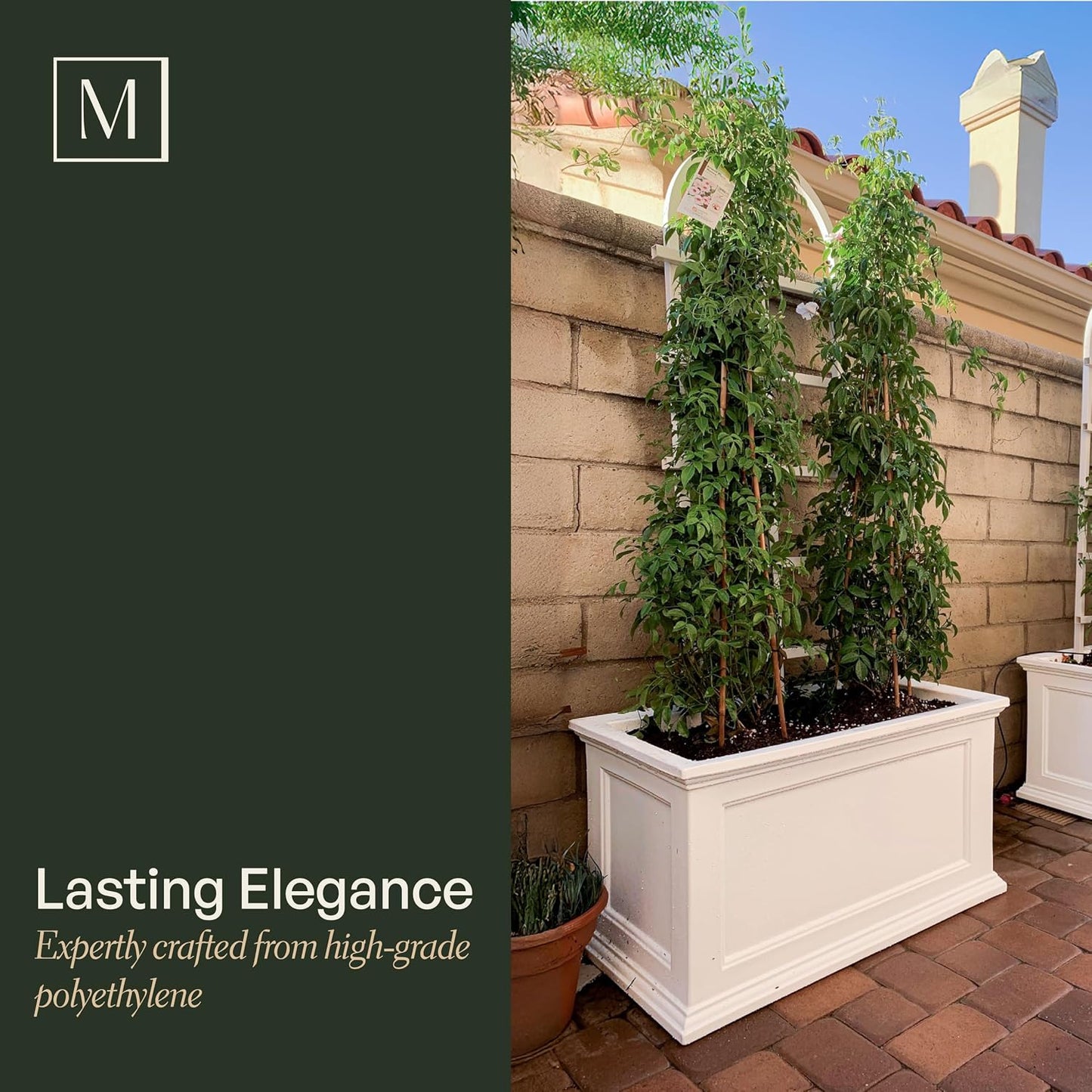 Elevate Your Porch with a Classic White Planter that Never Goes Out of Style