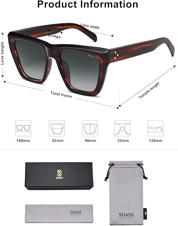 Monaco Square Frame Sunglasses