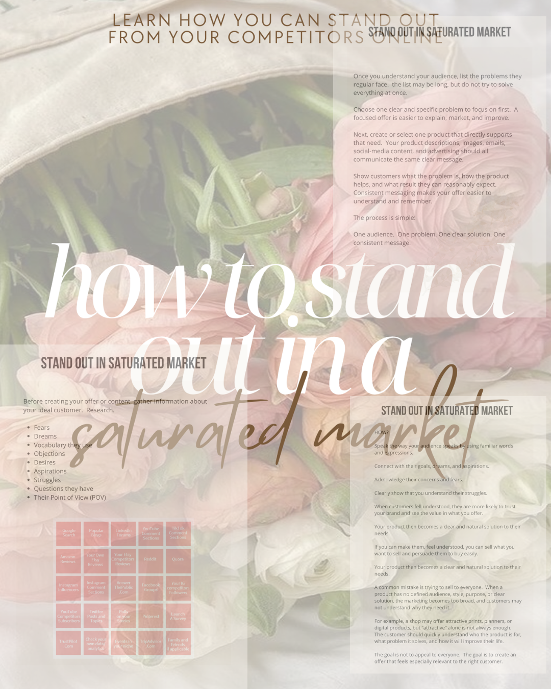 How to Stand Out in a Saturated Market | Small Business Branding Guide