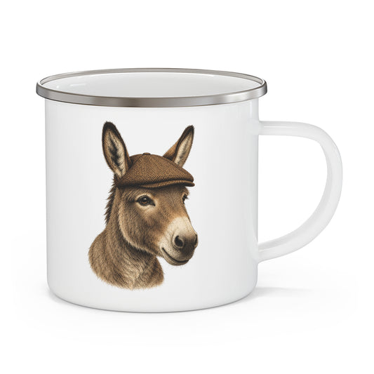 Mr. Bramble Heritage Donkey Enamel Camp Mug - 12 oz