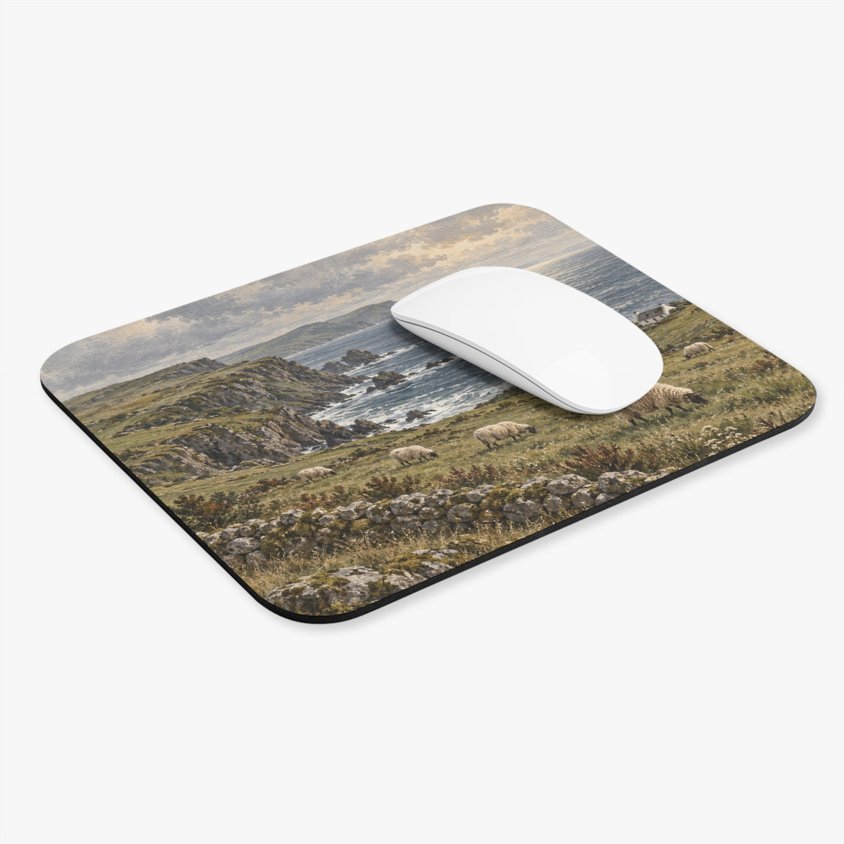 Grazing by the Sea Mouse Pad (Rectangle)