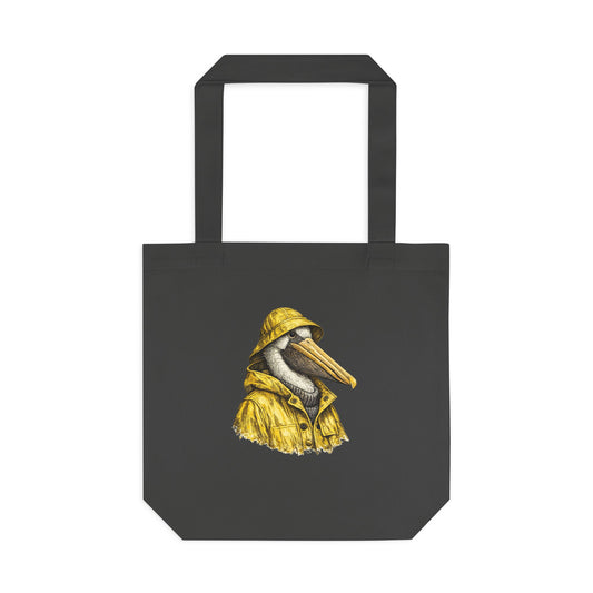Captain Gulliver Heritage Pelican Cotton Canvas Tote Bag