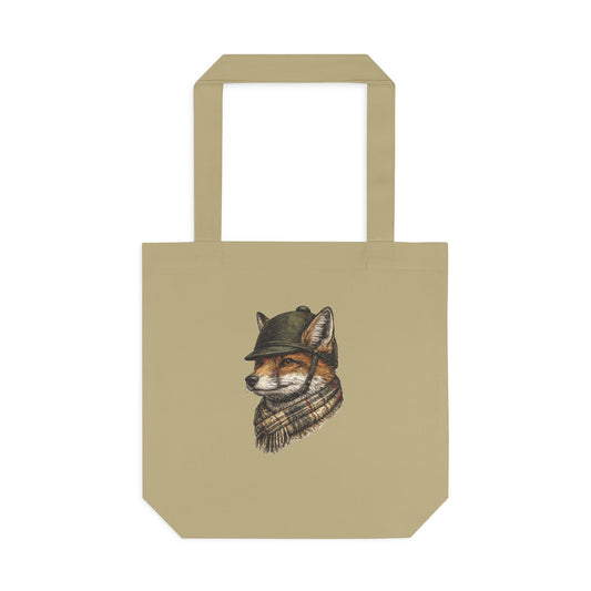 Lady Foxbury Heritage Fox Cotton Canvas Tote Bag