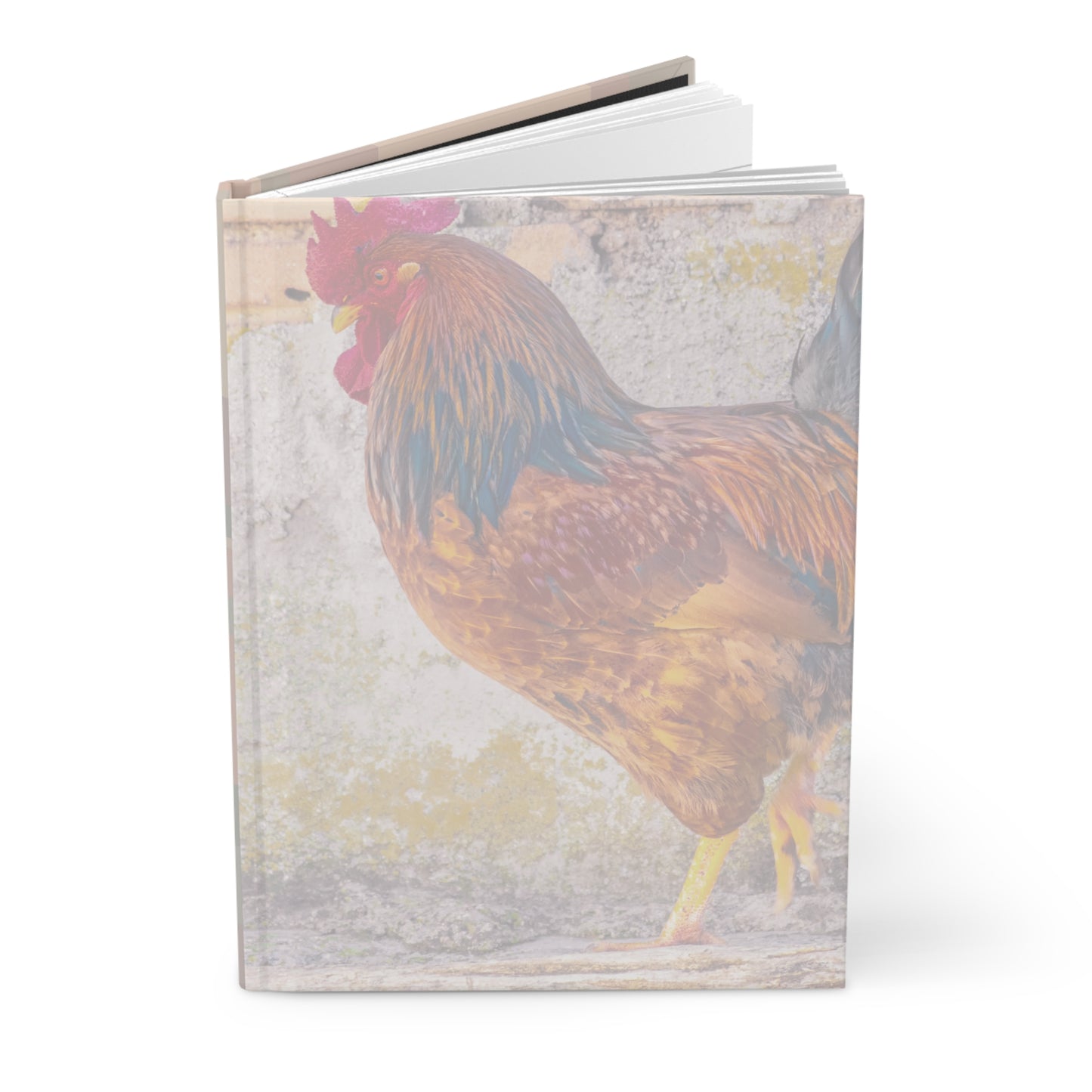 Vintage Rooster Hardcover Journal | Country Estate Lined Notebook | Farmhouse