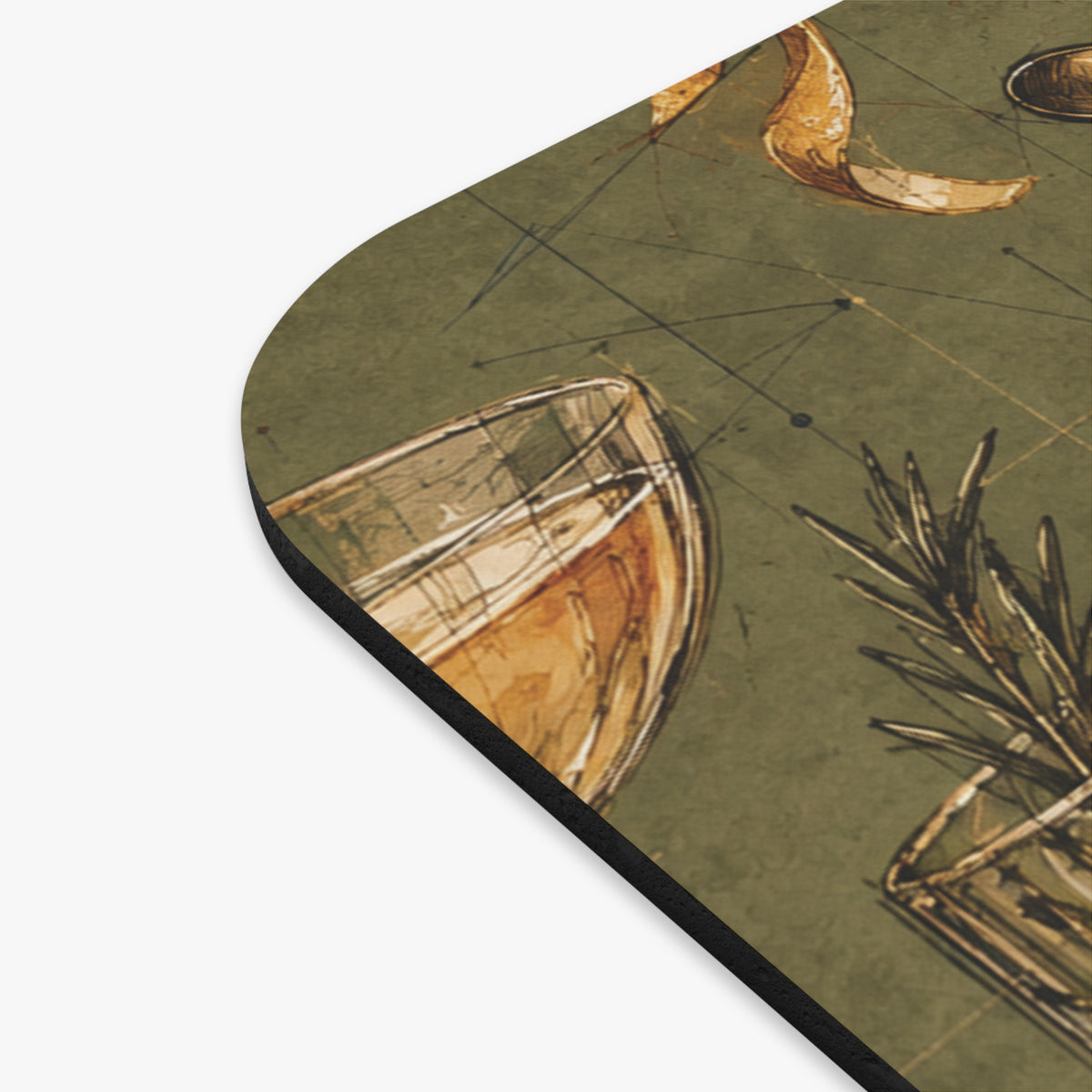 Vintage Cocktail Mouse Pad (Rectangle)