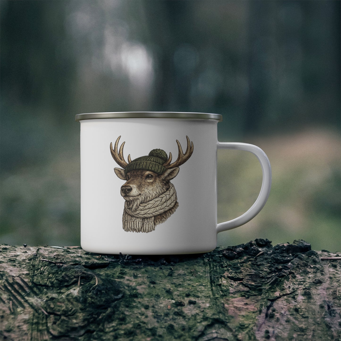 Mr. Evergreen Heritage Stage Enamel Camp Mug- 12 ounce