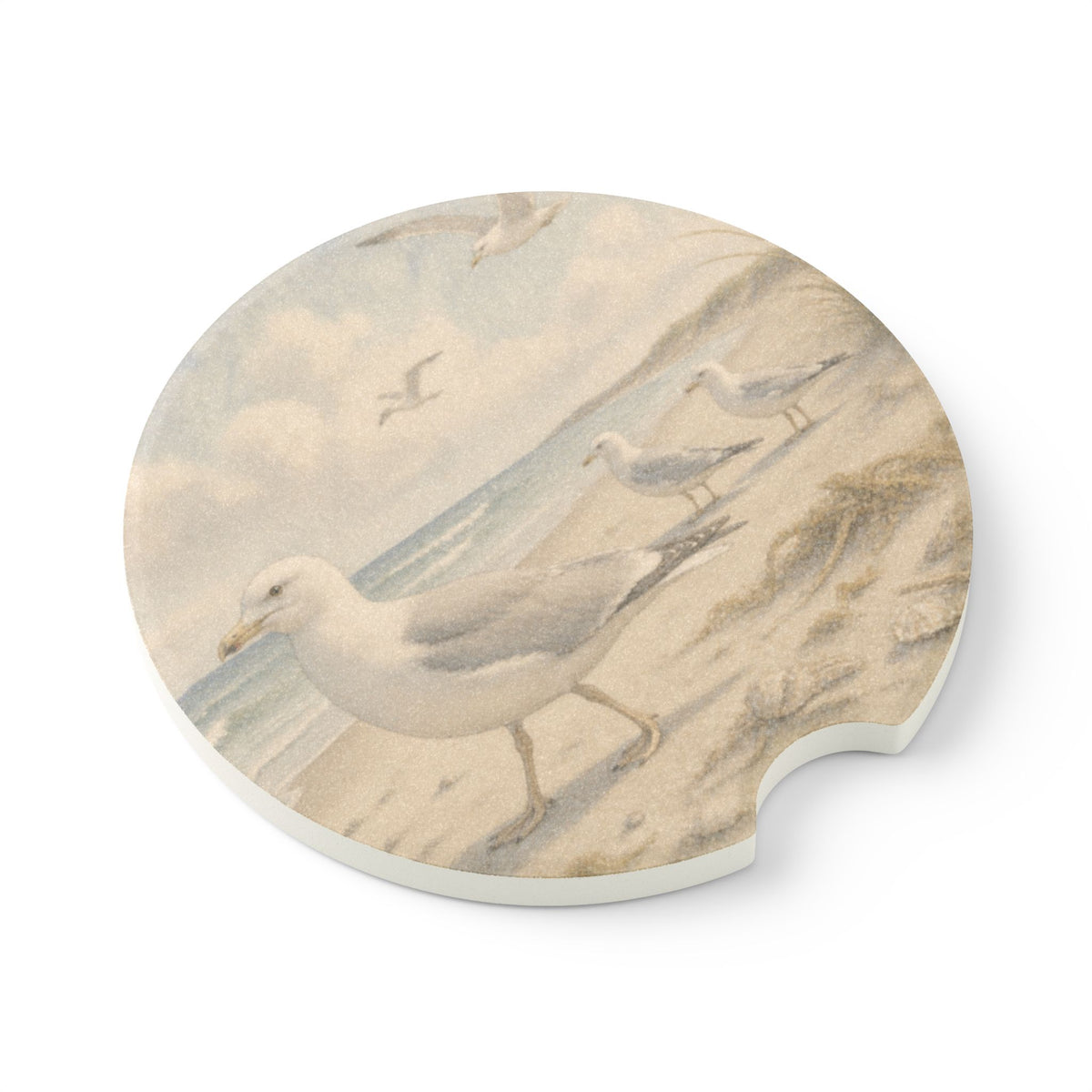 Seagull Soapstone Car Coaster