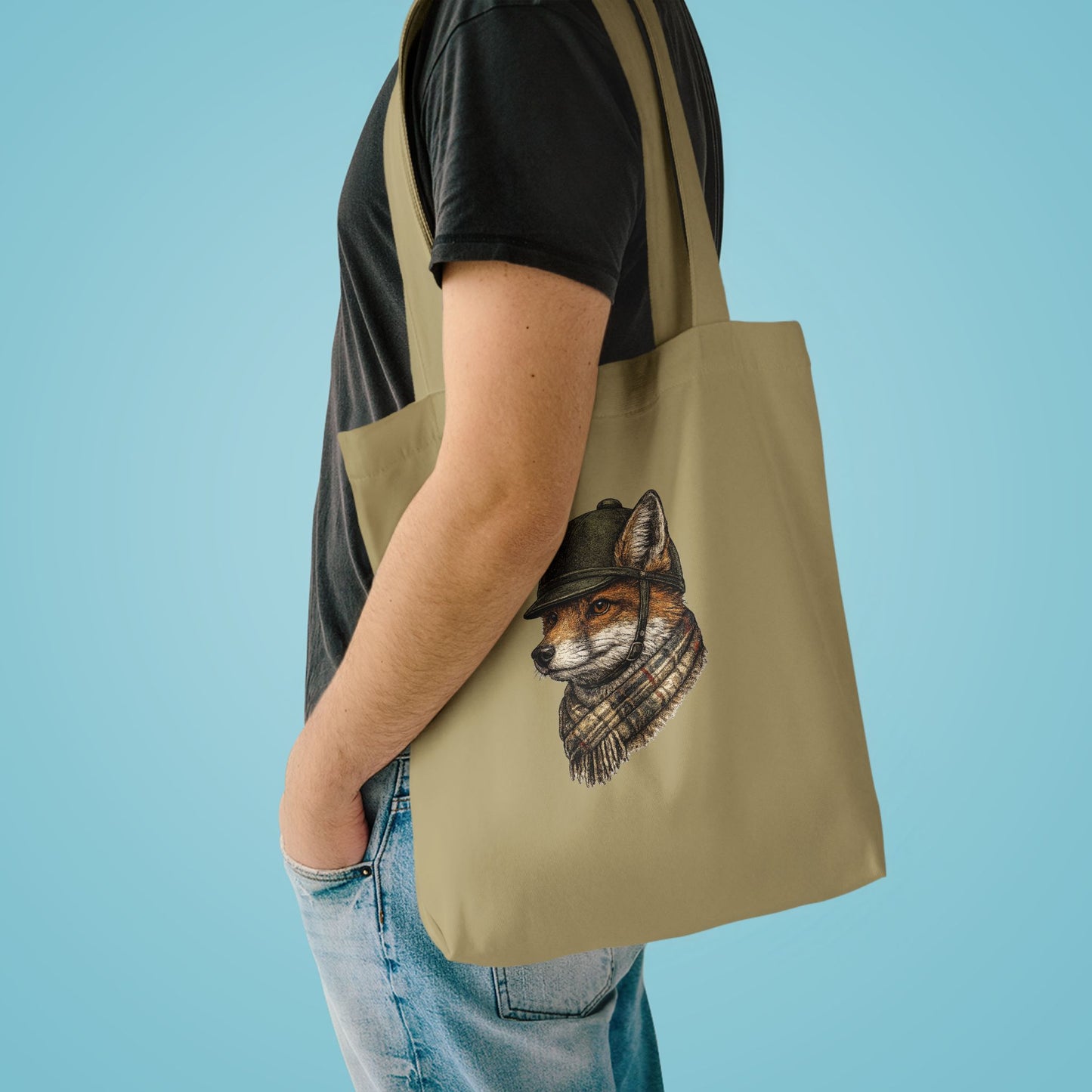 Lady Foxbury Heritage Fox Cotton Canvas Tote Bag