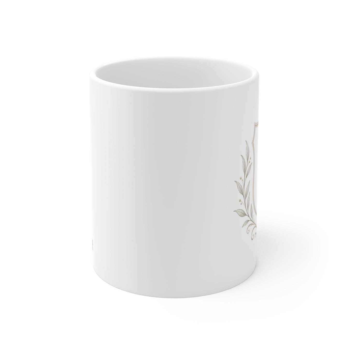 Equestrian Crest Monogram Mug | Personalized Horse Lover Coffee Mug | custom Initial Gift