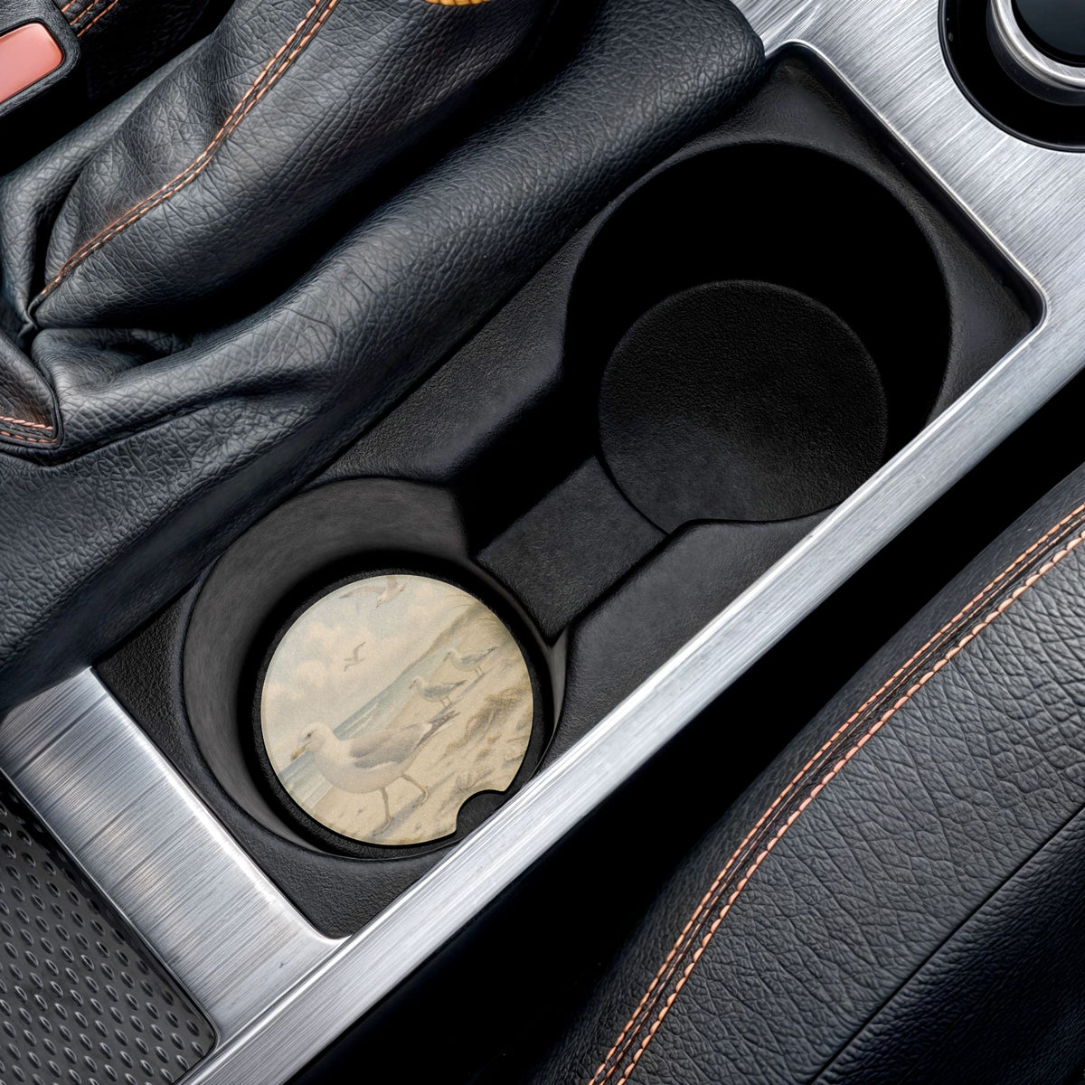 Seagull Soapstone Car Coaster