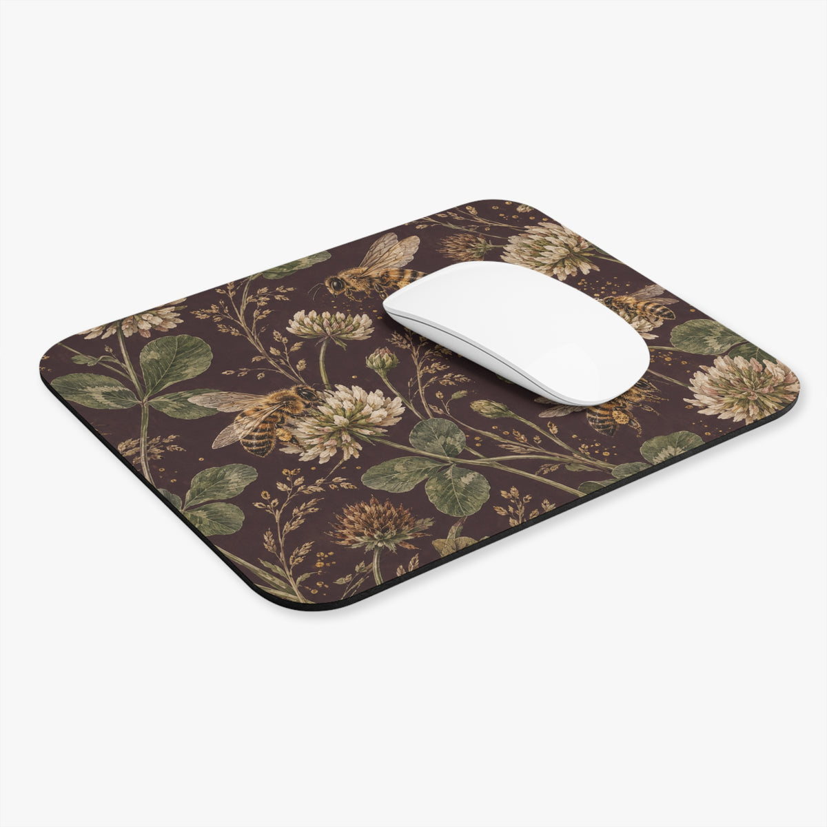 Bee & Bloom Vintage Mouse Pad (Rectangle)