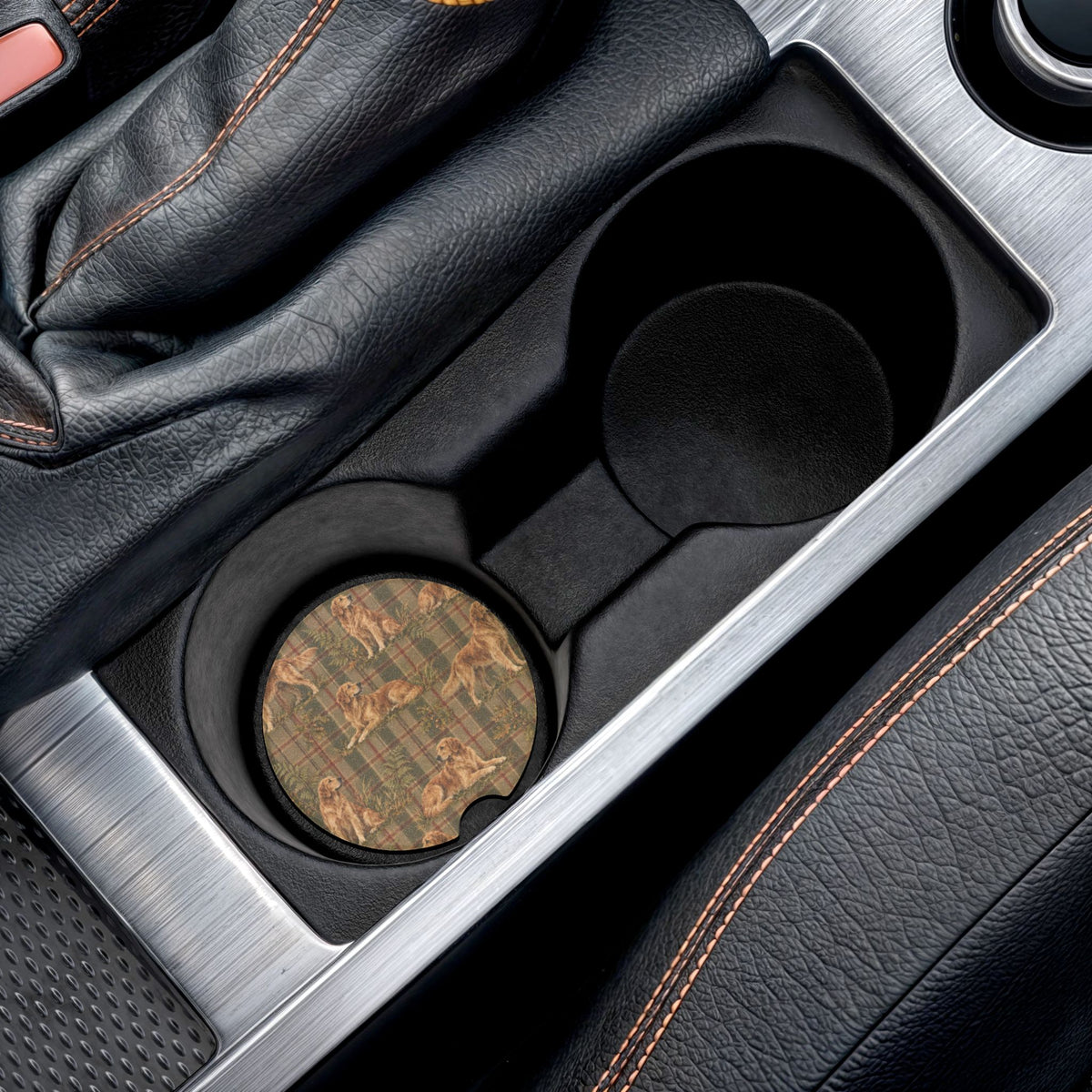 Man's Best Friend Soapstone Car Coaster