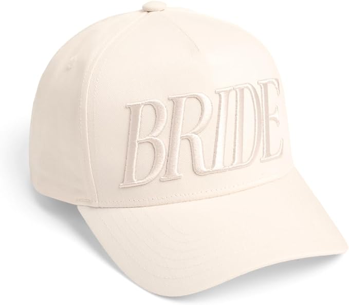 Bride Embroidered Neutral Trucker Hat