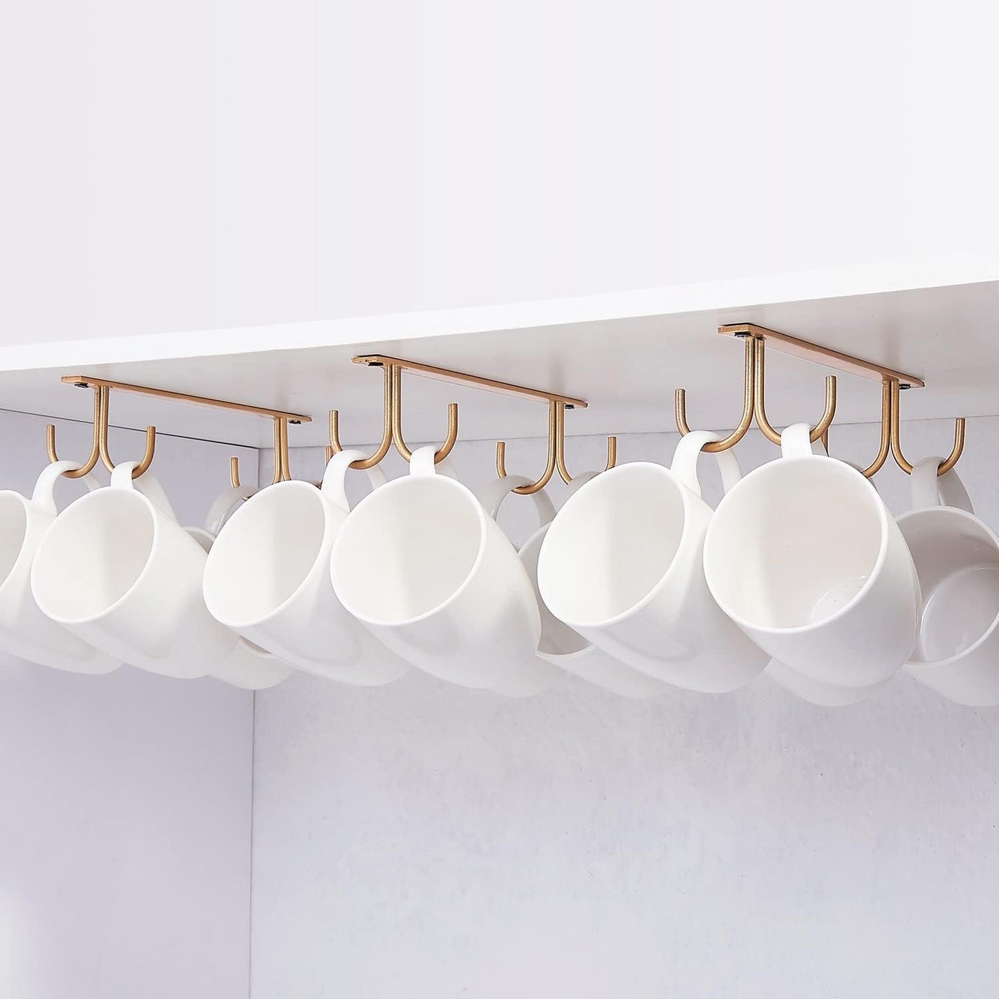 Under-Cabinet Mug Rack Set