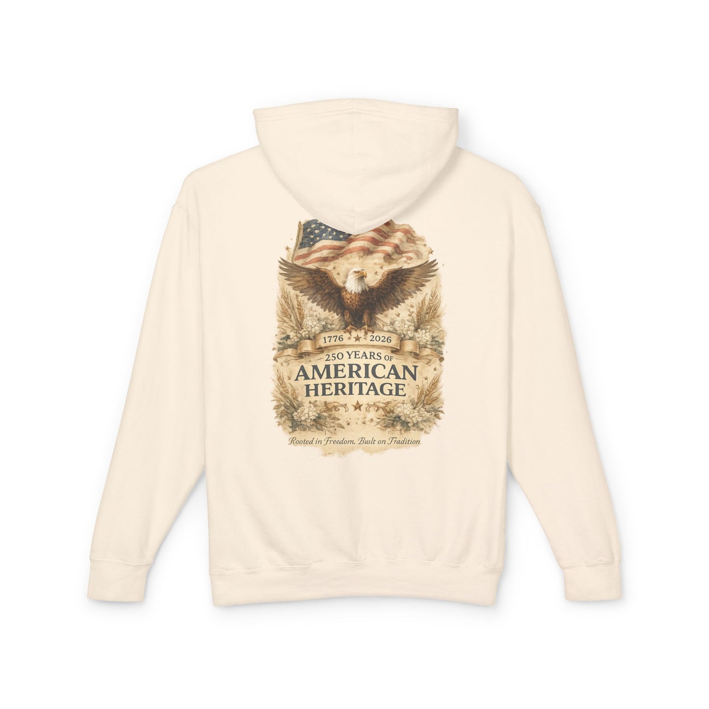 250 Years of American Heritage Hoodie | vintage American Patriotic Sweatshirt | USA 250 Celebration 1776-2026
