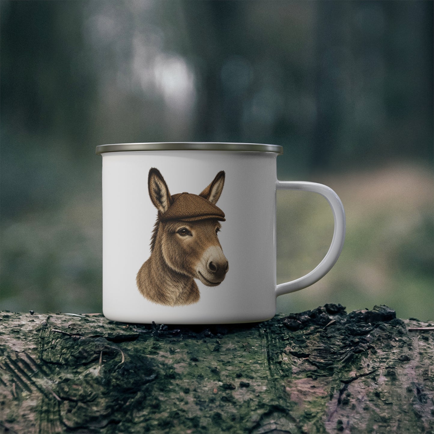 Mr. Bramble Heritage Donkey Enamel Camp Mug - 12 oz