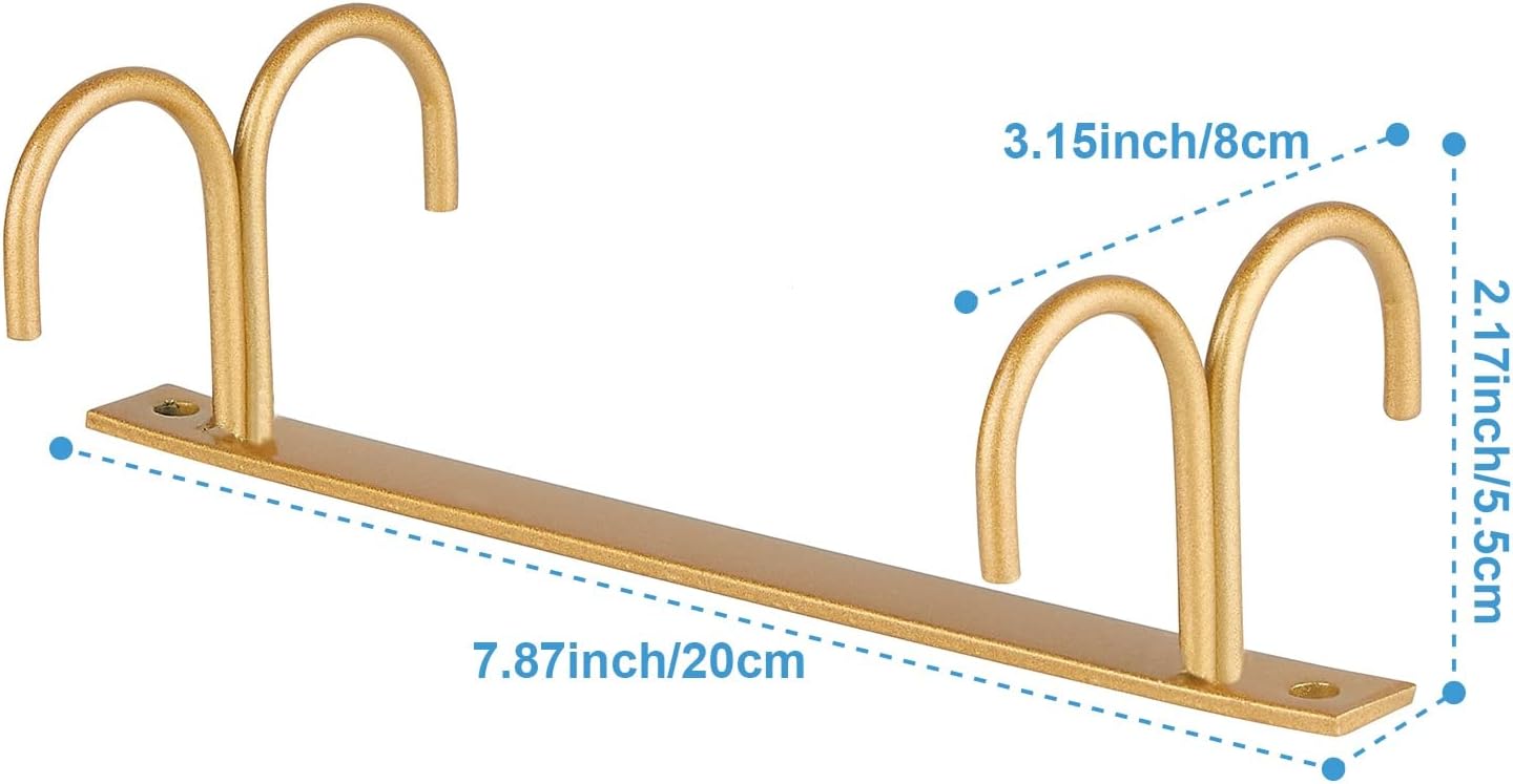 Under-Cabinet Mug Rack Set