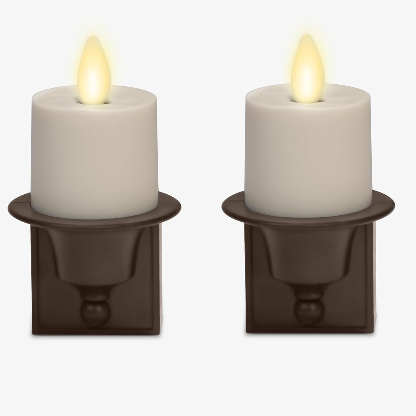 Warm Flameless Candle Night Lights |Cozy Hallway & Bathroom Lighting Ideas