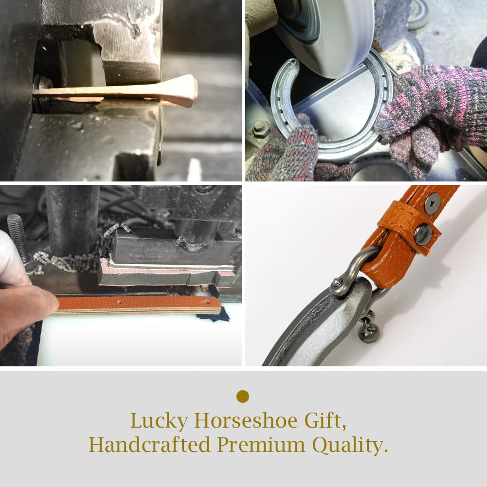 Lucky Horseshoe Wall Decor | Rustic Equestrian Home Accent & Housewarming Gift