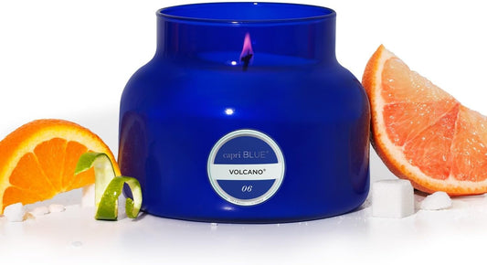 Capri Blue Volcano Luxury Candle | Tropical Citrus Soy Wax Jar