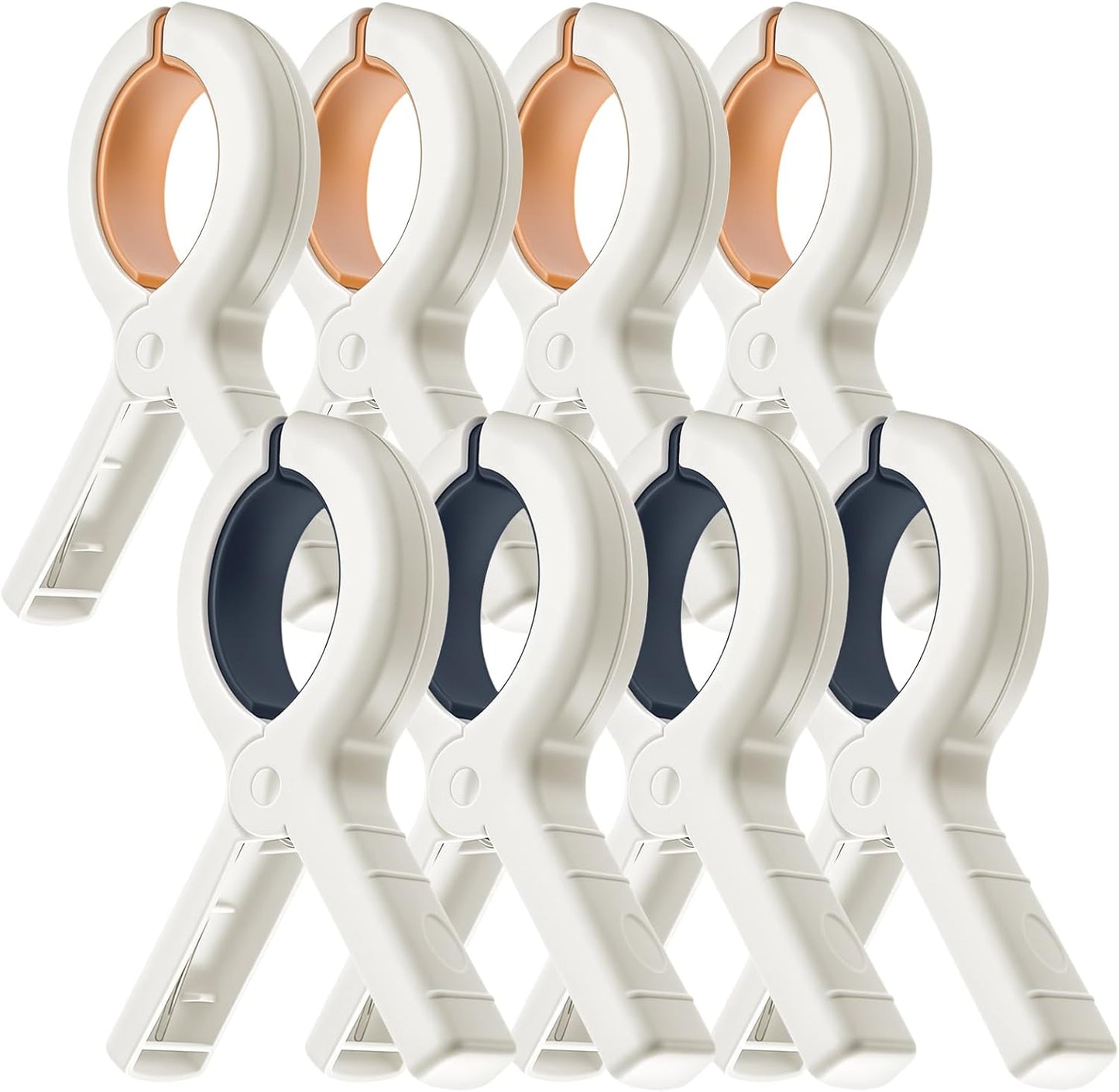 Coastal Breeze Beach Towel Clips | Heavy-Duty Chair Clips for Beach, Pool & Cruise Days
