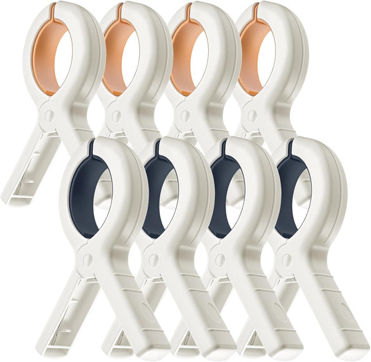 Coastal Breeze Beach Towel Clips | Heavy-Duty Chair Clips for Beach, Pool & Cruise Days