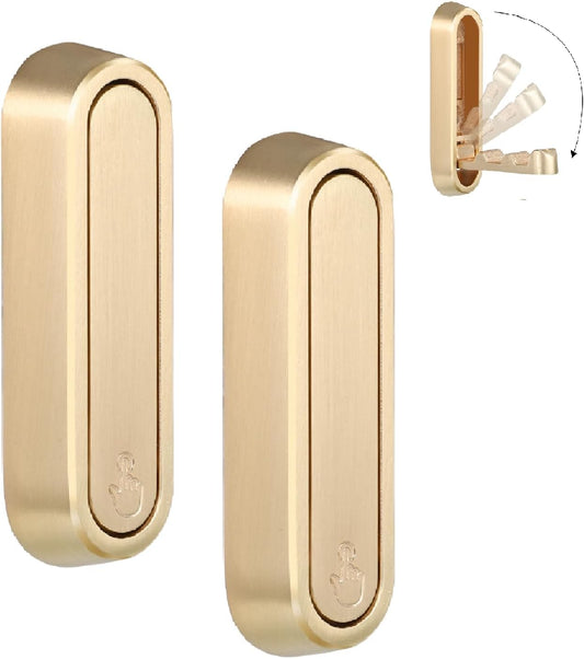 Foldable Gold Wall Hooks