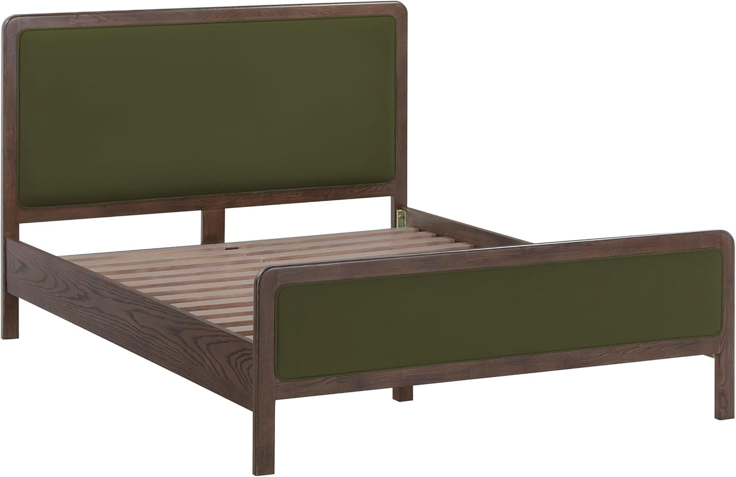 Forest Green Velvet Upholstered Queen Bed Fram | Modern Luxury Bedroom Furniture | Tov Furniture Hella Collection