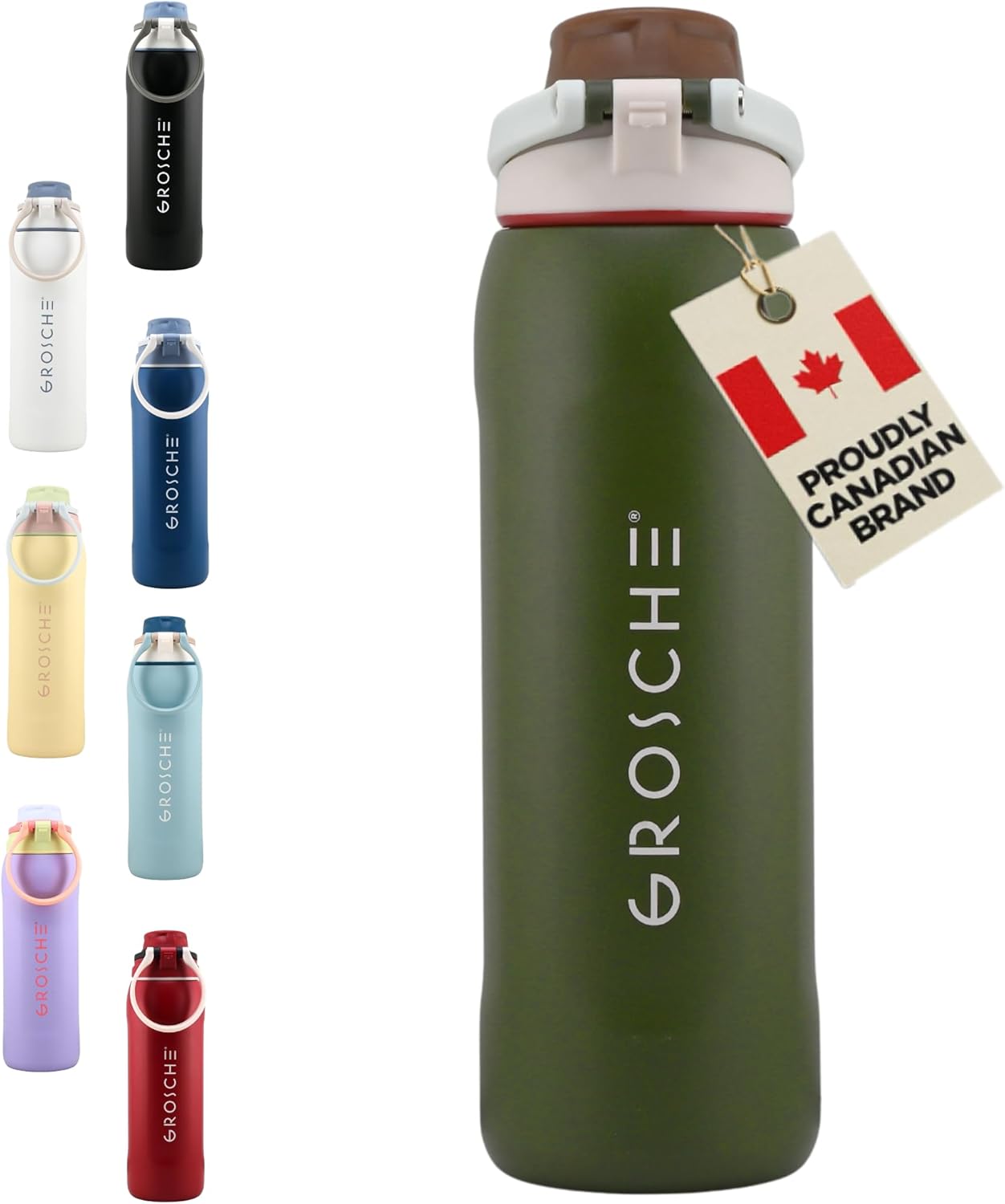GROSCHE Insulated Travel Bottle