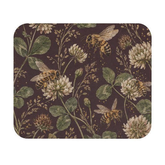Bee & Bloom Vintage Mouse Pad (Rectangle)