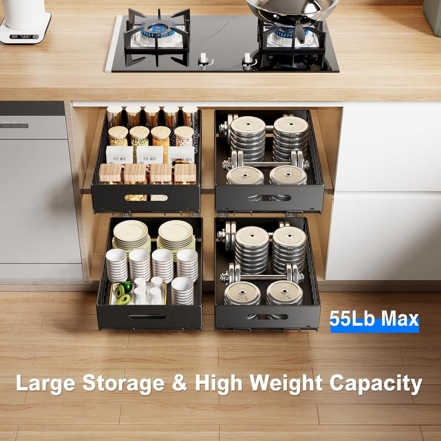 Transform your Cabinets with Easy Pull-Out Organizers