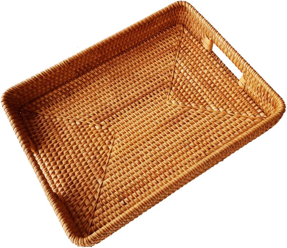A timeless Woven Serving Tray for Effortless Everyday Entertaining.