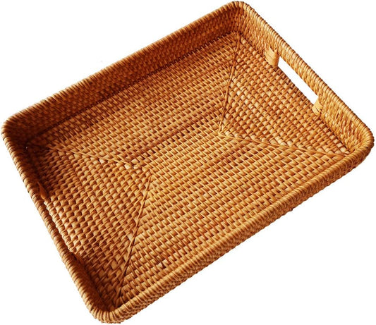 A timeless Woven Serving Tray for Effortless Everyday Entertaining.