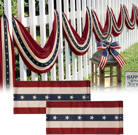 Vintage Americana Porch Banner Set