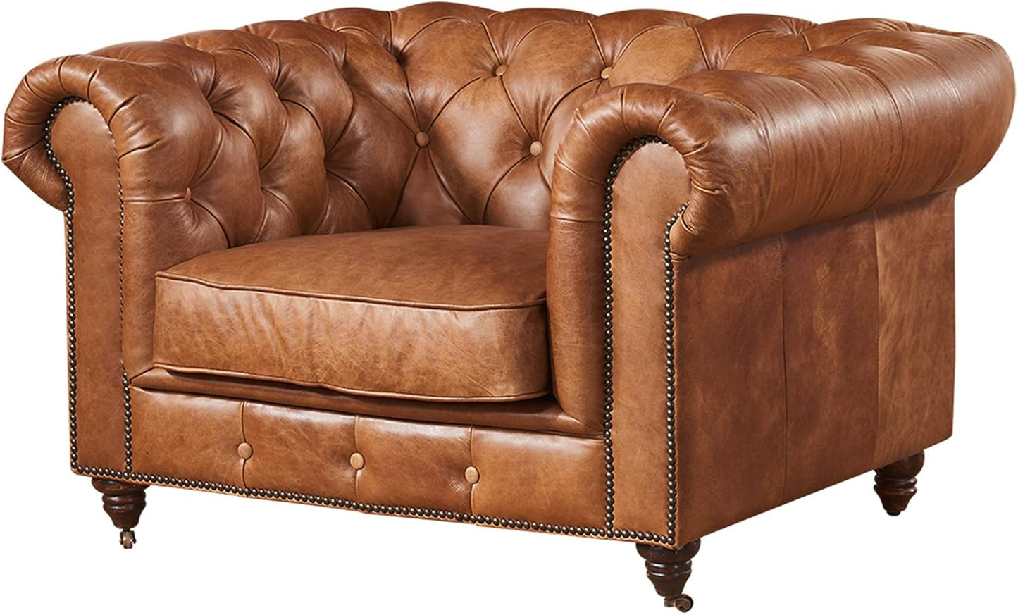 Vintage Chesterfield Leather Armchair