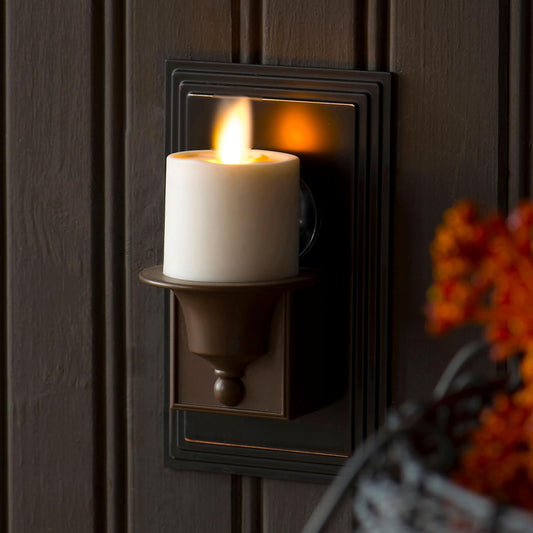 Warm Flameless Candle Night Lights |Cozy Hallway & Bathroom Lighting Ideas