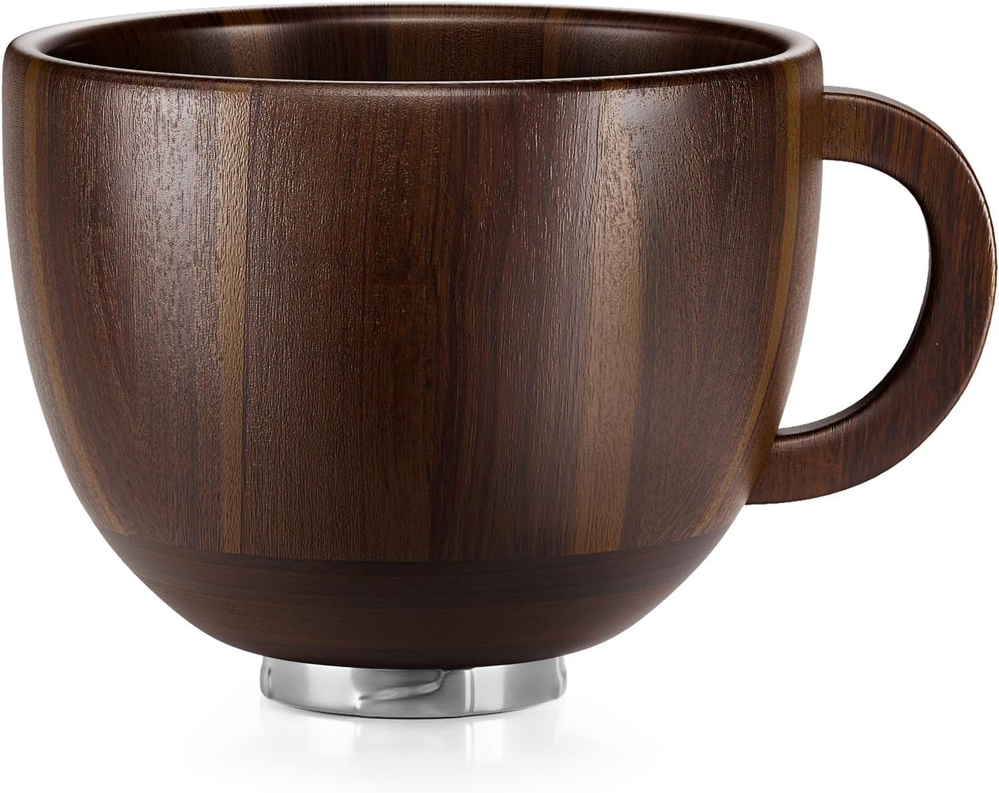 Pebbled Walnut Mixer Bowl