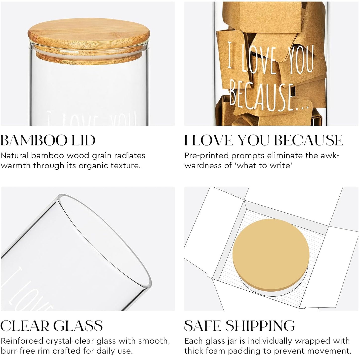 Reasons I Love You Memory Jar for Couples