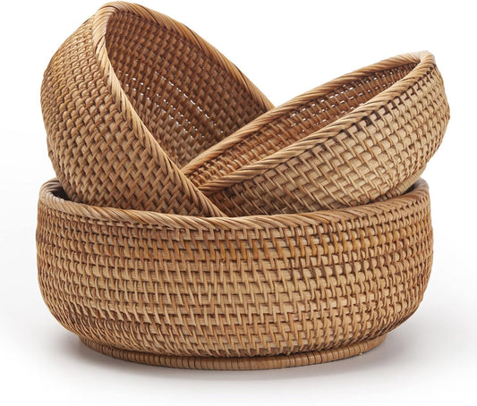 The Woven Rattan Bowl Set That Brings Warmth to Every Kitchen