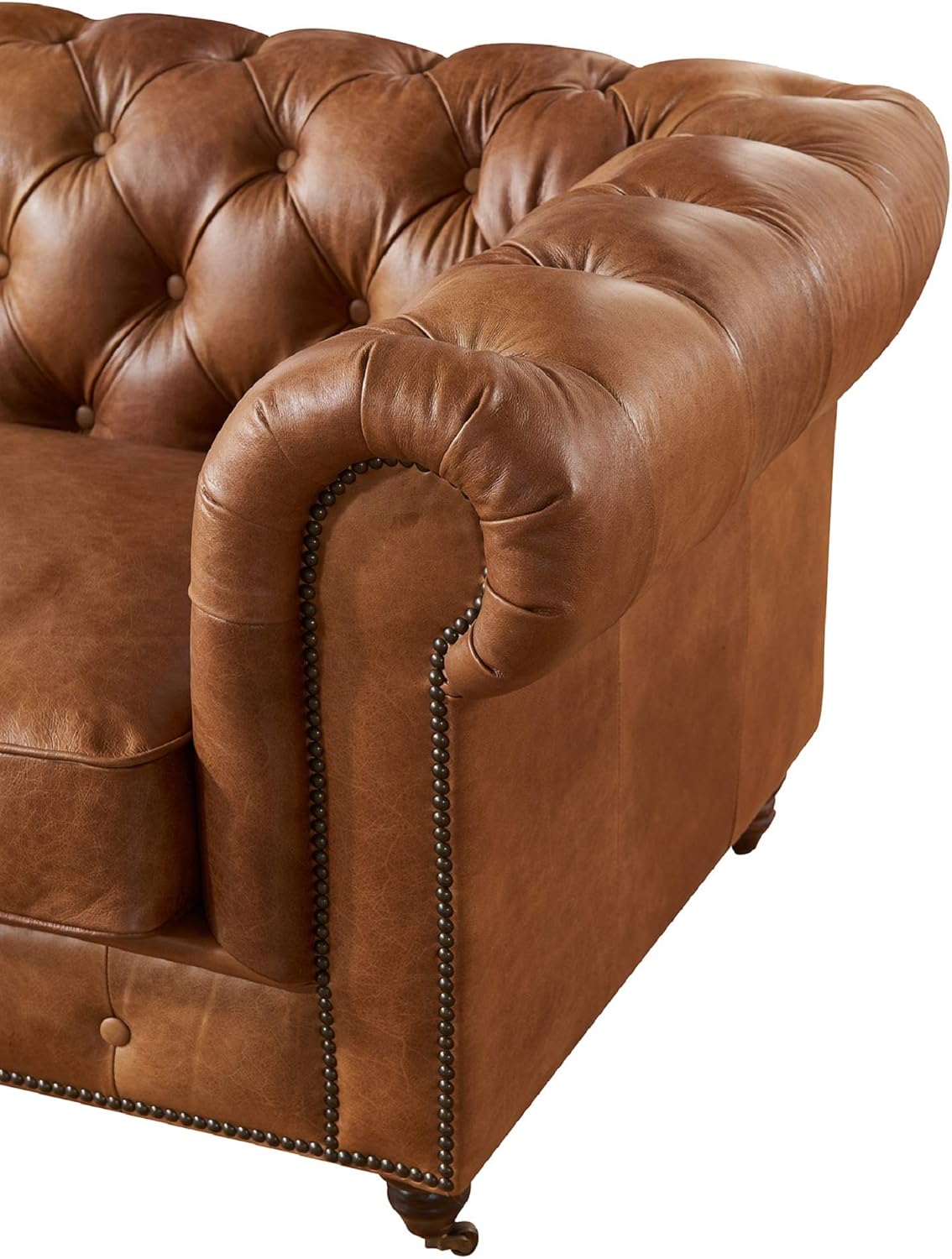 Vintage Chesterfield Leather Armchair