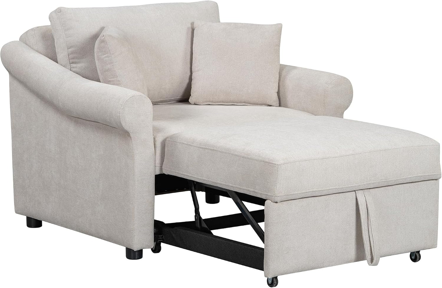 3-n-1 Convertible Sleeper Chair for Small Spaces