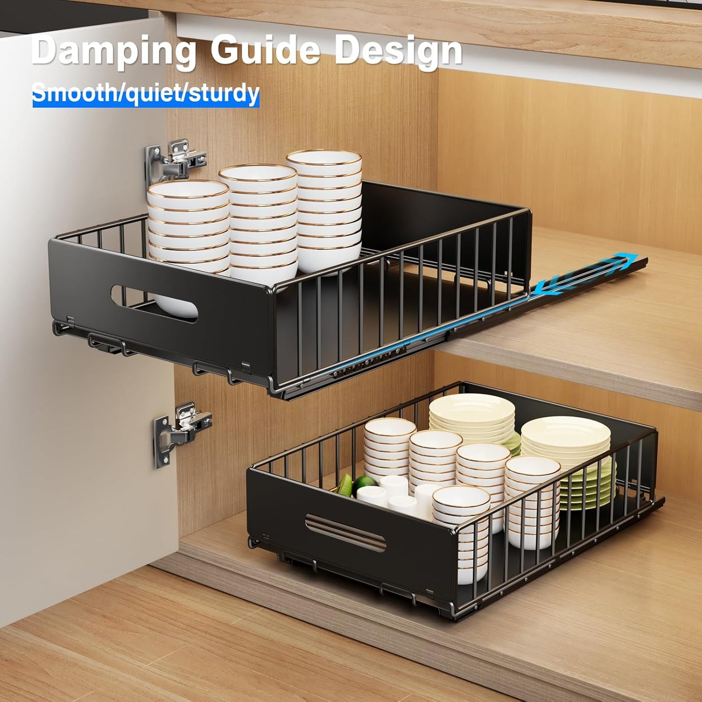 Transform your Cabinets with Easy Pull-Out Organizers