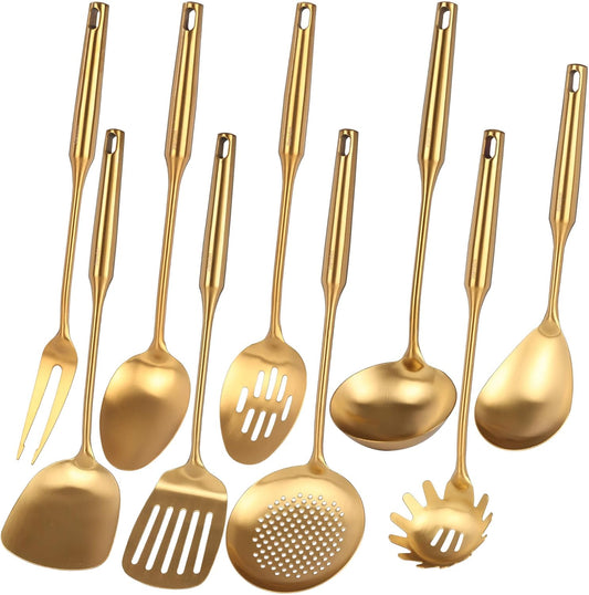 Heirloom Gold Kitchen Utensil Sit