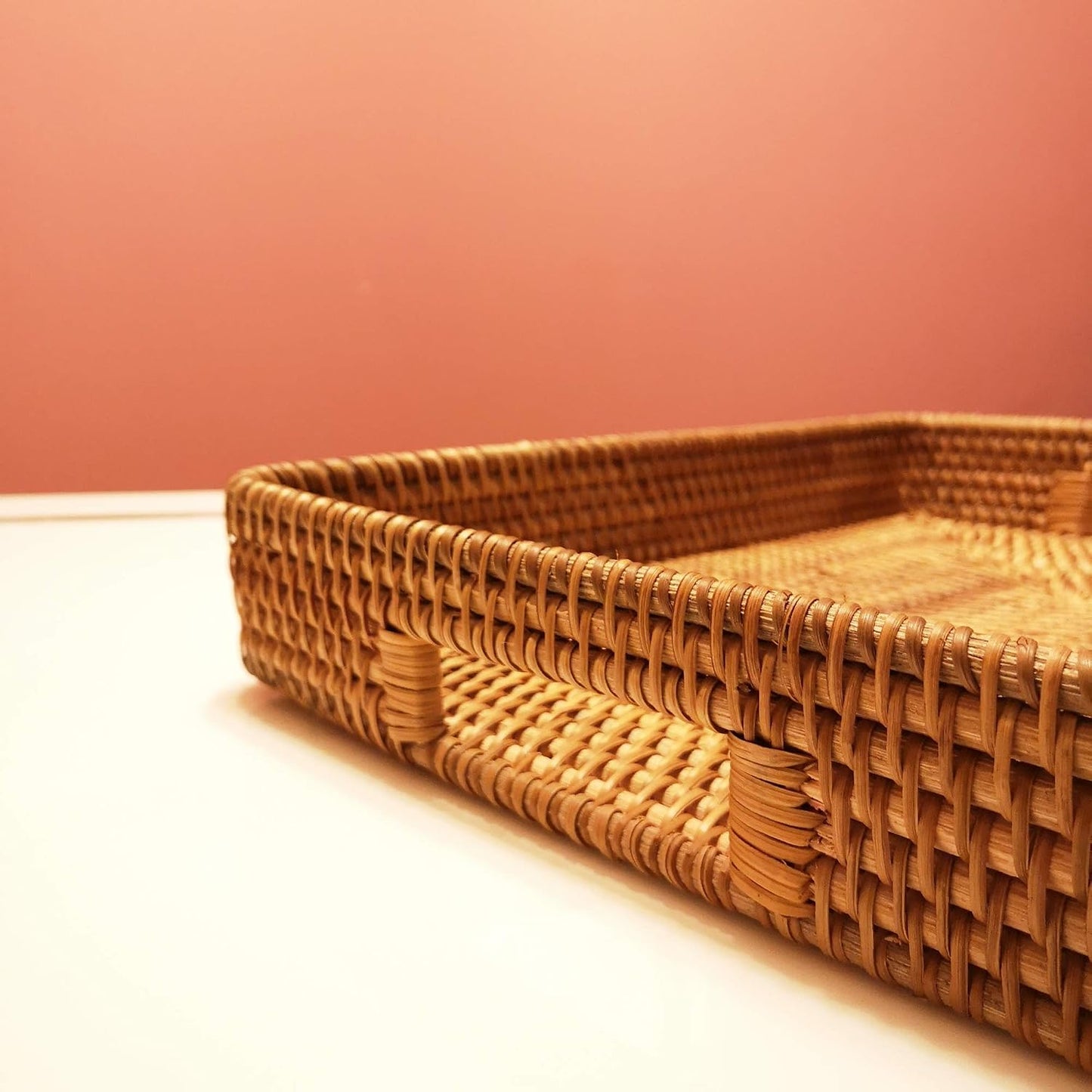 A timeless Woven Serving Tray for Effortless Everyday Entertaining.