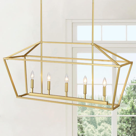 Modern Farmhouse Golde Linear Chandelier