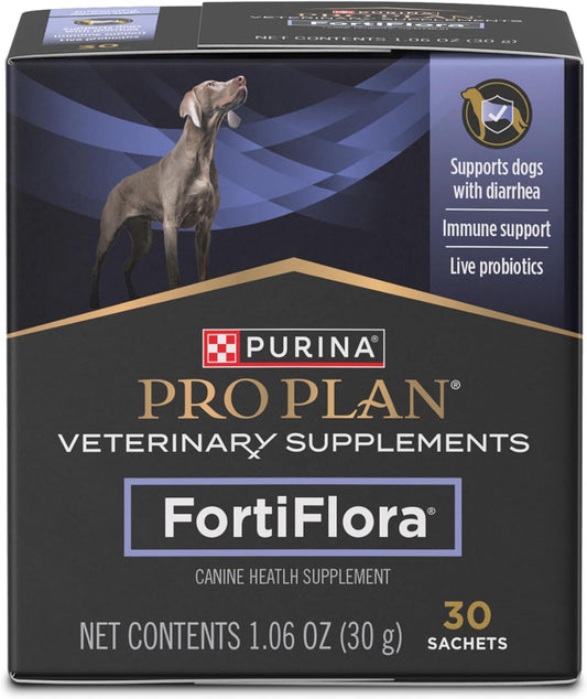 Purina Pro Plan FortiFlora Daily Probiotic Supplement for Dogs- Digestive & Immune Support
